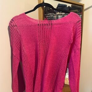 Blue Rain Vibrant Pink Knit Sweater